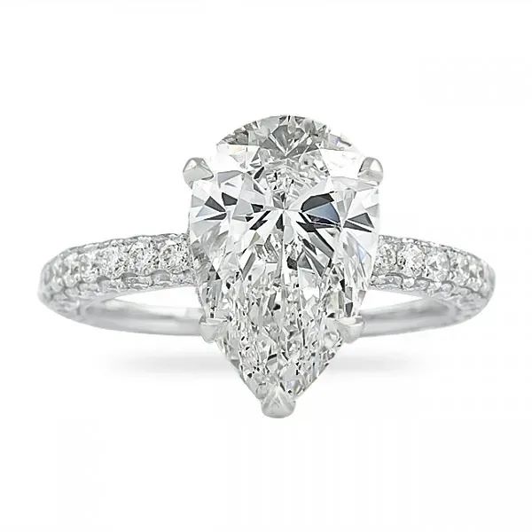 Pear Shape Diamond Ring